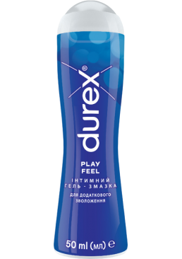 Интимный гель-смазка Durex Play Feel для дополнительного увлажнения (лубрикант), 50 мл