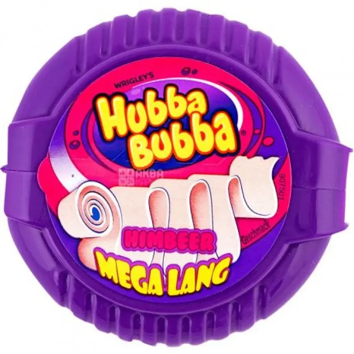 Жевательная резинка Hubba Bubba Himbeer со вкусом малины, 56 г