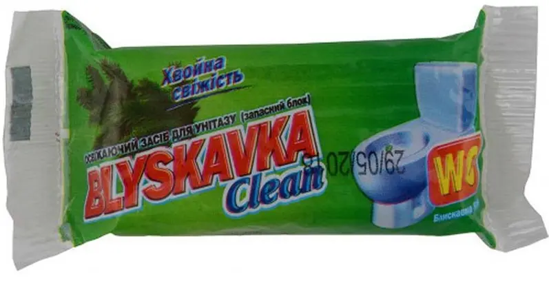ᐉ Купить Сменный туалетный блок для унитаза Blyskavka Хвойная свежесть ...