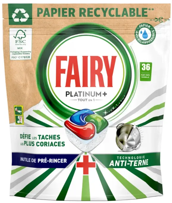 ᐉ Купить Капсулы для посудомоечной машины Fairy Platinum Plus Бумажный ...