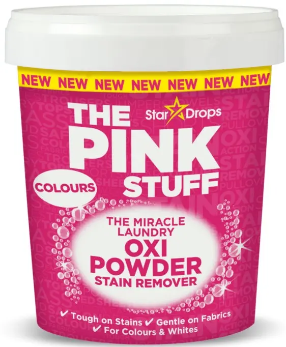 ᐉ Купить Пятновыводитель для цветных тканей The Pink Stuff, 1кг по цене