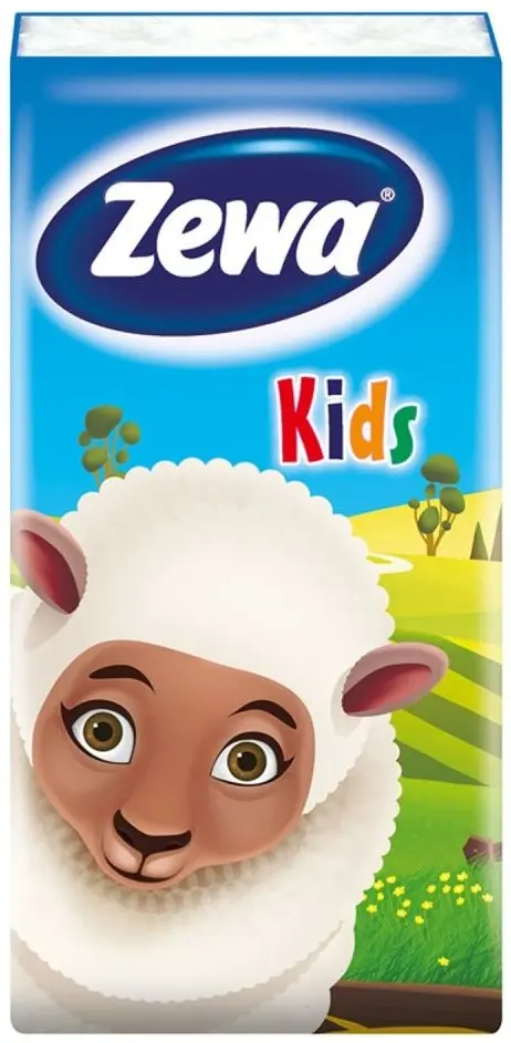 ᐉ Купить Платочки бумажные трехслойные Zewa Kids, 10 шт (1 упаковка) по ...