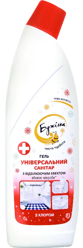 ᐉ Купить Гель для мытья унитазов Санитарный-Т Бджілка c хлором, 1 л по ...