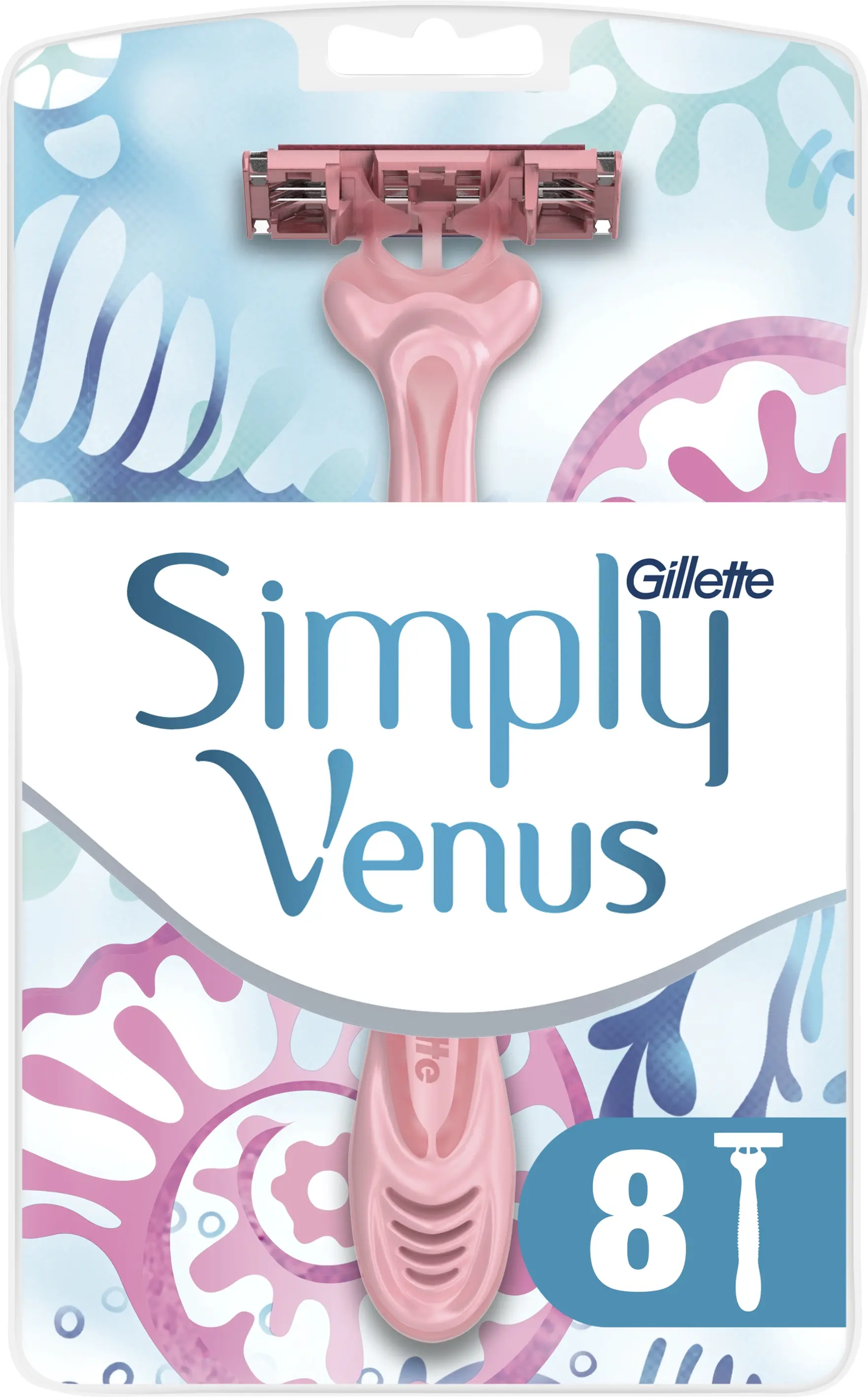 ᐉ Купить Одноразовые станки для бритья женские Simply Venus 3, 8 шт по ...