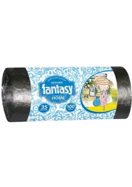 Мусорные пакеты Fantasy 35 л, 100 шт 