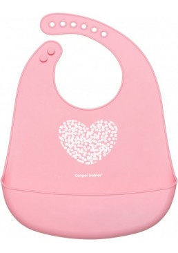 Слюнявчик силиконовый Canpol babies С кармашком, 1 шт