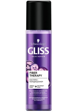 Експрес-Кондиціонер Gliss Kur Hair Renovation для ослабленого та виснаженого після фарбування та стайлінгу волосся, 200 мл 