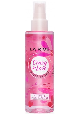 Парфюмированный спрей для тела и волос La Rive Crazy in love, 200 мл