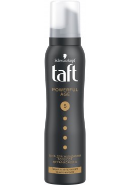 Піна-мус для волосся Taft Power Сила кератину Мегафіксація 5, 150 мл