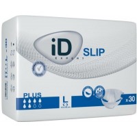Подгузники для взрослых iD Slip Plus размер L (115-155 см), 30 шт 