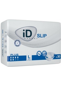 Підгузки для дорослих iD Slip Plus розмір L (115-155 см), 30 шт