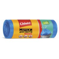 Пакети для сміття Чисто з затяжками 60 л, 10 шт