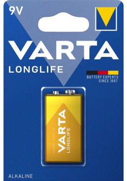 Батарейка Varta Longlife 6LR61 BLI 1 Alkaline, 1 шт
