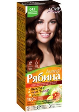 Краска для волос ACME РЯБИНА AVENA NEW №042 каштановый