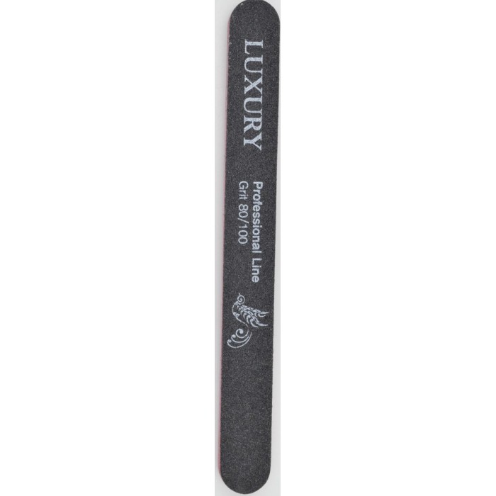 Минеральная пилочка для ногтей Beauty LUXURY MF- 03 B 80*100, черная - 