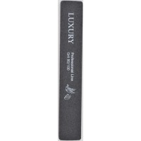 Пилочка минеральная для ногтей Luxury MF-11B 80*100, черная