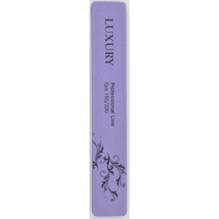 Мінеральна пилочка для нігтів Beauty LUXURY MF-19 150*220, фіолетова - 