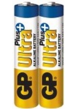 Батарейка GP AAA (LR03) Ultra Plus Alkaline 24AUP-S2, 2 шт