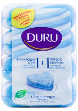 Мило Duru Soft Sensations Морські мінерали, 4 x 80 г