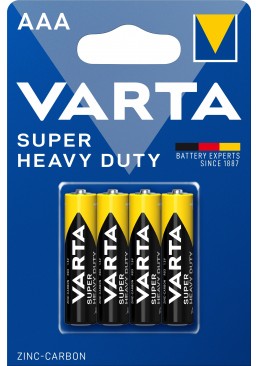 Батарейки Varta Superlife AAA BLI  Zinc-carbon, 4 шт