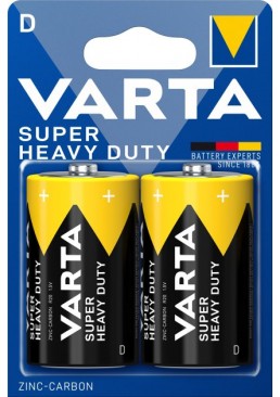 Батарейка Varta Superlife D BLI 2 Zinc-carbon, 2 шт