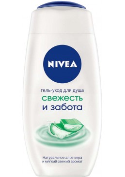 Гель для душа Nivea Свіжість і турбота з натуральним алое вера, 250 мл
