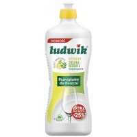 Средство для мытья посуды Ludwik с экстрактом чая и лимона, 900 мл