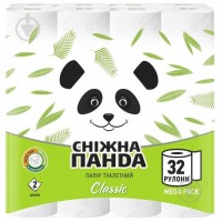 Туалетний папір Сніжна Панда Classic двошаровий, 32 шт