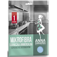 Салфетка из микрофибры Anna Zaradna универсальная, 1 шт