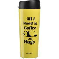 Термокружка Ardesto Coffee time Panda, 450 мл