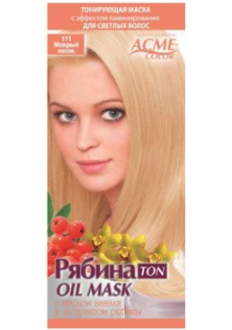 Тонирующая маска для волос АСME-COLOR Рябина 111 мокрый песок, 30 мл