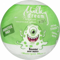 Бомбочка для ванн Milky Dream kids Монстрік Max, 100 г