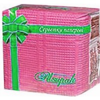 Салфетки столовые Alsupak розовые, 40 шт