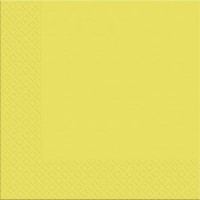 Салфетка Марго Желтая 3 слоя 33х33 см, 18 шт