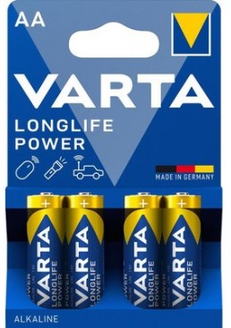 Батарейки VARTA Longlife Power AA BLI алкалиновые, 4 шт 