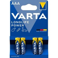 Батарейки VARTA Longlife Power AAA BLI алкалінові, 4 шт