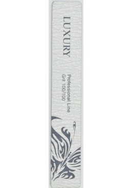 Мінеральна пилочка для нігтів Beauty LUXURY MF-10C 100*100, сіра