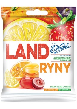 Леденцы E.Wedel со вкусом фруктов, 90 г