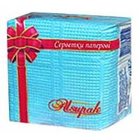 Салфетки столовые Alsupak голубые, 40 шт