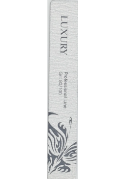 Мінеральна пилочка для нігтів Beauty LUXURY MF-10B 80*100, сіра