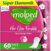 Прокладки ежедневные Molped Daily Freshness 2 капли, 60 шт