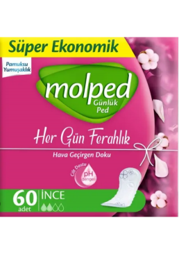 Прокладки щоденні Molped Daily Freshness 2 краплі, 60 шт