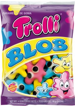 Конфеты жевательные Trolli Клякса, 100 г 