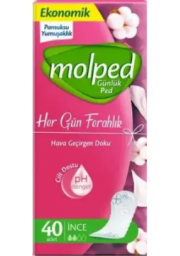 Прокладки щоденні Molped Daily Freshness 2 краплі, 40 шт