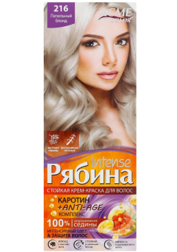Крем-краска Acme Рябина Intense №216, Пепельный блонд