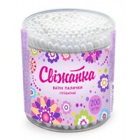 Ватные диски Свижанка стакан, 200 шт