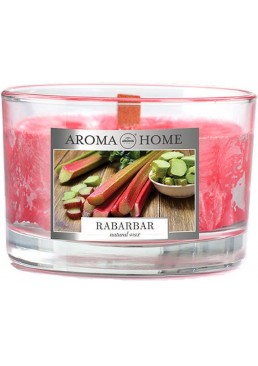 Ароматична свічка з натурального воску Aroma Home Ревень, 115 г