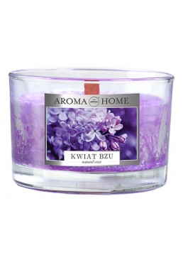 Ароматична свічка з натурального воску Aroma Home Бузок, 115 г