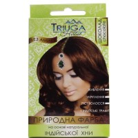 Безаммиачная краска для волос Triuga Herbal на основе натуральной индийской хны, шоколад, 25 г