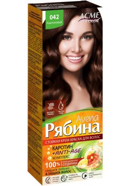 Крем-краска ACME Color Рябина Avena 042, Каштановый 